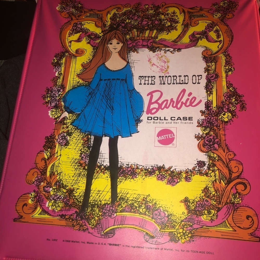 VINTAGE 1968 Mattel World Barbie Doll Case